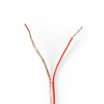 CAGW0750TR150 Speaker-kabel | 2 x 0.75 mm² | cca | 15.0 m | rond | pvc | transparant | folieverpakking