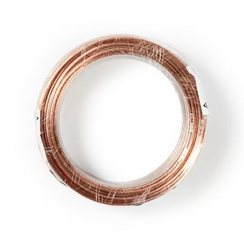 CAGW1500TR150 Speaker-kabel | 2 x 1.50 mm² | cca | 15.0 m | rond | pvc | transparant | folieverpakking Verpakking foto