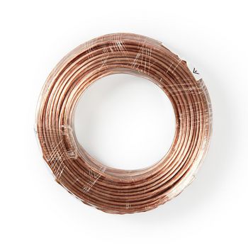 CAGW1500TR250 Speaker-kabel | 2 x 1.50 mm² | cca | 25.0 m | rond | pvc | transparant | folieverpakking Verpakking foto