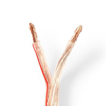 CAGW6000TR250 Speaker-kabel | 2 x 6.00 mm² | cca | 25.0 m | rond | pvc | transparant | folieverpakking