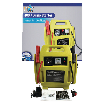 CAR-START02 Auto jump starter met compressor Inhoud verpakking foto