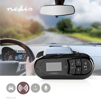 CATR100BK Fm-audiotransmitter voor auto | zwanenhals | handsfree bellen | 0.4 \