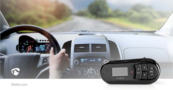 CATR100BK Fm-audiotransmitter voor auto | zwanenhals | handsfree bellen | 0.4 \