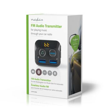 CATR120BK Fm-audiotransmitter voor auto | gefixeerd | handsfree bellen | 1.0 \