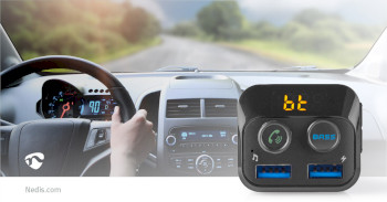 CATR120BK Fm-audiotransmitter voor auto | gefixeerd | handsfree bellen | 1.0 \