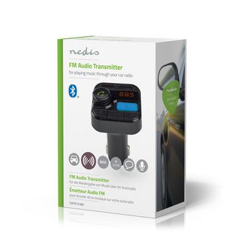 CATR121BK Fm-audiotransmitter voor auto | gefixeerd | handsfree bellen | 0.8 \