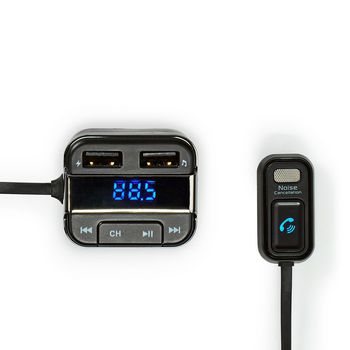 CATR123BK Fm-audiotransmitter voor auto | gefixeerd | handsfree bellen | 0.8 \