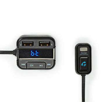 CATR123BK Fm-audiotransmitter voor auto | gefixeerd | handsfree bellen | 0.8 \