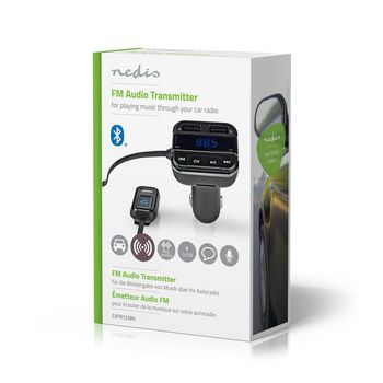 CATR123BK Fm-audiotransmitter voor auto | gefixeerd | handsfree bellen | 0.8 \