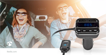 CATR123BK Fm-audiotransmitter voor auto | gefixeerd | handsfree bellen | 0.8 \