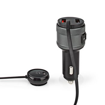 CATR124BK Fm-audiotransmitter voor auto | gefixeerd | handsfree bellen | 0.8 \