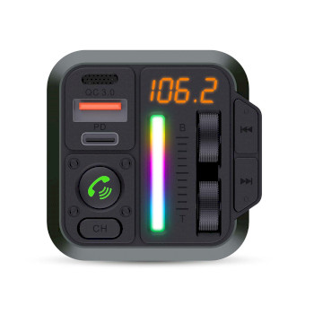 CATR2024BK Fm-audiotransmitter voor auto | gefixeerd | handsfree bellen | 1 \