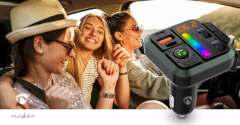 CATR2024BK Fm-audiotransmitter voor auto | gefixeerd | handsfree bellen | 1 \