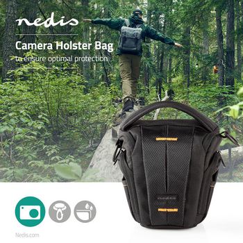 CBAG300BK Cameratas | holster | waterafstotend | 140 mm | 185 mm | 145 mm | totaal aantal compartimenten: 3 |  Product foto
