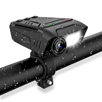 CCAM100BK Fietscamera | 1080p@30fps | 2 mpixel | 600 min | 70 ° | 300 min | mounts inbegrepen | zwart Product foto