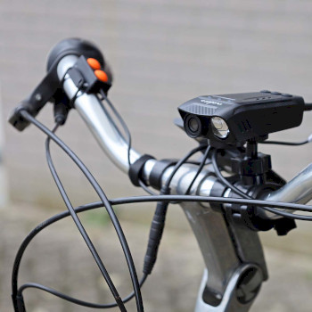 CCAM100BK Fietscamera | 1080p@30fps | 2 mpixel | 600 min | 70 ° | 300 min | mounts inbegrepen | zwart Product foto