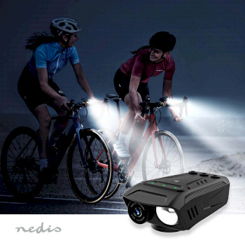 CCAM100BK Fietscamera | 1080p@30fps | 2 mpixel | 600 min | 70 ° | 300 min | mounts inbegrepen | zwart Product foto