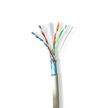 CCBG8526GY305 Netwerk kabel rol | cat6 | stranded | f/utp | koper | 305.0 m | binnenshuis | rond | lszh | grijs | 