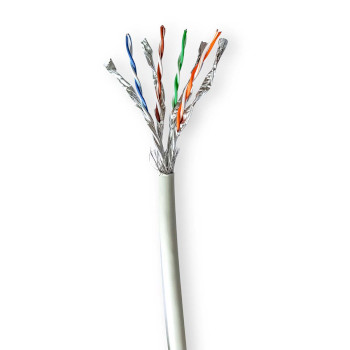 CCBG8548GY305S Netwerk kabel rol | cat7 | solid | s/ftp | koper | 305.0 m | binnenshuis | rond | lszh | grijs | tre