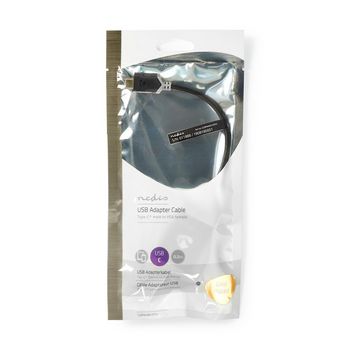 CCBP64851AT02 Usb-adapter | usb 3.1 | usb-c™ male | vga female 15p | 0.20 m | rond | verguld | pvc | antraci  foto