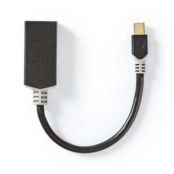 CCBW37654AT02 Mini displayport-kabel | displayport 1.4 | mini-displayport male | hdmi™ output | 48 gbps | ve Product foto