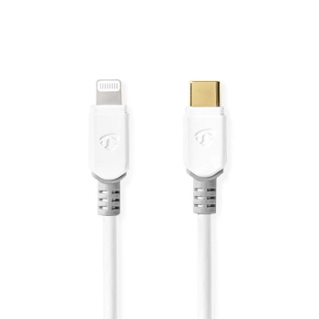 CCBW39650WT10 Lightning kabel | usb 2.0 | apple lightning 8-pins | usb-c™ male | 480 mbps | verguld | 1.00 m Product foto