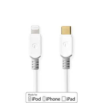 CCBW39650WT20 Lightning kabel | usb 2.0 | apple lightning 8-pins | usb-c™ male | 480 mbps | verguld | 2.00 m