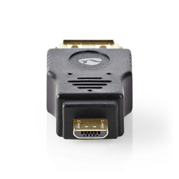 CCBW60901AT Usb micro-b adapter | usb 2.0 | usb micro-b male | usb-a female | 480 mbps | verguld | pvc | antraci Product foto