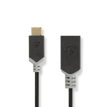 CCBW61710AT015 Usb-c™ adapter | usb 3.2 gen 1 | usb-c™ male | usb-a female | 5 gbps | 0.15 m | rond | v Product foto