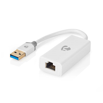 CCBW61950WT02 Usb-netwerkadapter | usb 3.2 gen 1 | 1 gbps | usb-a male | rj45 female | 0.20 m | rond | verguld | k