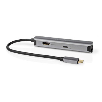 CCBW64220AT02 Usb multi-port adapter | 4-in-1 | usb 3.2 gen 1 | usb-c™ male | hdmi™ output / rj45 fema Product foto