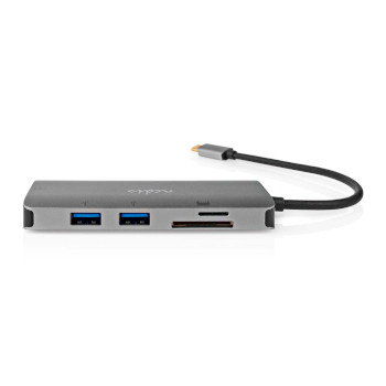 CCBW64240AT02 Usb multi-port adapter | usb 3.2 gen 1 | usb-c™ male | hdmi™ output / micro sd / rj45 fe Product foto