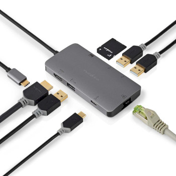 CCBW64240AT02 Usb multi-port adapter | 7-in-1 | usb 3.2 gen 1 | usb-c™ male | hdmi™ output / micro sd  Product foto