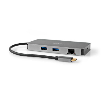 CCBW64250AT02 Usb multi-port adapter | 7-in-1 | usb 3.2 gen 1 | usb-c™ male | micro sd / rj45 female / sd /  Product foto