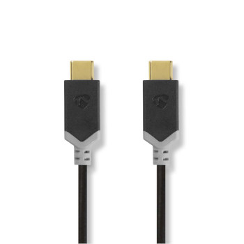 CCBW64700AT20 Usb-kabel | usb 3.2 gen 1 | usb-c™ male | usb-c™ male | 60 w | 4k@60hz | 5 gbps | vergul