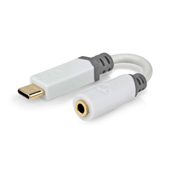 CCBW65950WT01 Usb-c™ adapter | usb 2.0 | usb-c™ male | 3,5 mm female | 0.10 m | rond | verguld | pvc | Product foto