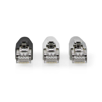 CCBW89370GY Rj45-connector | rj45 pass through | stevig/gesnoerd ftp cat6 | recht | verguld | 10 stuks | pvc | g Product foto