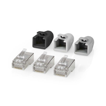 CCBW89370GY Rj45-connector | rj45 pass through | stevig/gesnoerd ftp cat6 | recht | verguld | 10 stuks | pvc | g Product foto