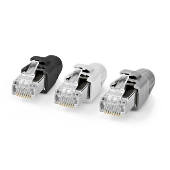 CCBW89390GY Rj45-connector | rj45 pass through | stevig/gesnoerd ftp cat7 | recht | verguld | 10 stuks | pvc | g Product foto