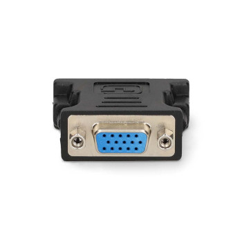 CCGB32900BK Dvi-adapter | dvi-i 24+5-pin male | vga female 15p | vernikkeld | recht | pvc | zwart | doos Product foto