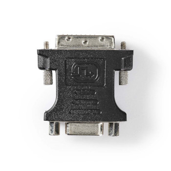 CCGB32902BK Dvi-adapter | dvi-i 24+5-pin male | vga female 15p | vernikkeld | recht | pvc | zwart | doos