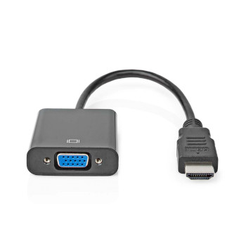 CCGB34900BK02 Hdmi™-adapter | hdmi™ connector | vga female 15p / 3,5 mm female | vernikkeld | recht |  Product foto
