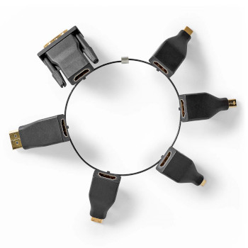 CCGB34999BK Hdmi™-adapter | displayport male / dvi-d 24+1-pins male / hdmi™ micro-connector / hdmi&# Product foto