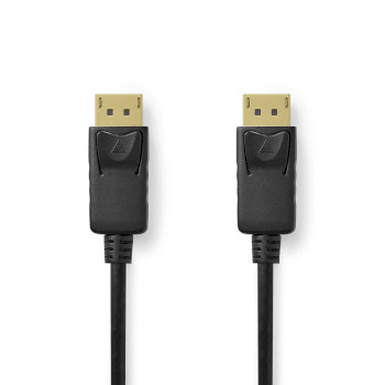 CCGB37010BK20 Displayport-kabel | displayport male | displayport male | 4k@60hz | verguld | 2.00 m | rond | pvc | 