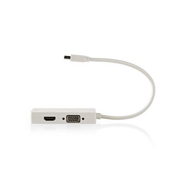 CCGB37465WT02 Mini displayport-kabel | displayport 1.2 | mini-displayport male | dvi-d 24+1-pins female / hdmiT Product foto