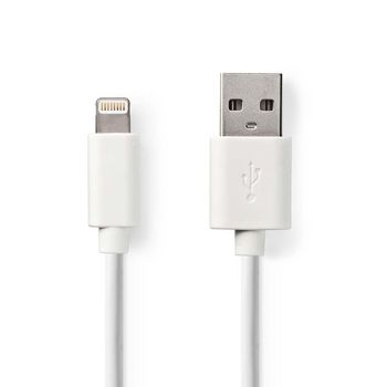 CCGB39300WT30 Lightning kabel | usb 2.0 | apple lightning 8-pins | usb-a male | 480 mbps | vernikkeld | 3.00 m | r Product foto