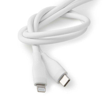 CCGB39800WT15 Lightning kabel | usb 2.0 | apple lightning 8-pins | usb-c™ male | 480 mbps | vernikkeld | 1.5 Product foto