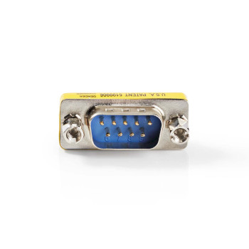 CCGB52811ME Seriële adapter | adapter | d-sub 9-pins male | d-sub 9-pins male | vernikkeld | metaal | metaa Product foto