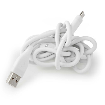 CCGB60800WT15 Usb-kabel | usb 2.0 | usb-a male | usb-c™ male | 15 w | 480 mbps | vernikkeld | 1.50 m | rond  Product foto