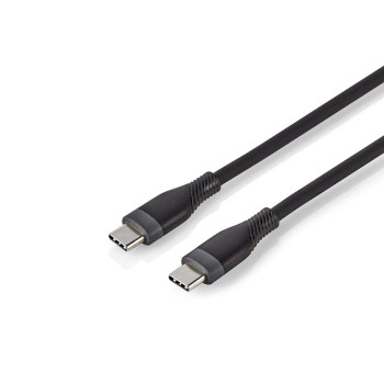 CCGB60820BK15 Usb-kabel | usb 2.0 | usb-c™ male | usb-c™ male | 60 w | 480 mbps | vernikkeld | 1.50 m  Product foto